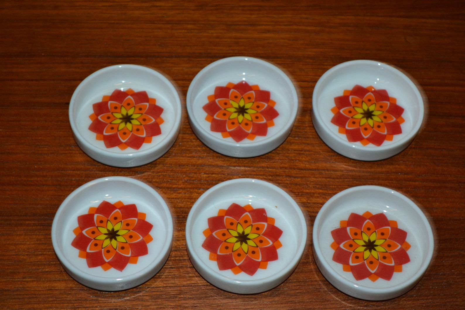 Vintage Tea Bag Coasters 70s by Winterling Ceramic Porcelan Etsy