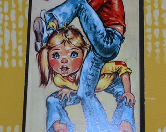 Vintage Picture Jolylle Big Eyes New in Original Packaging