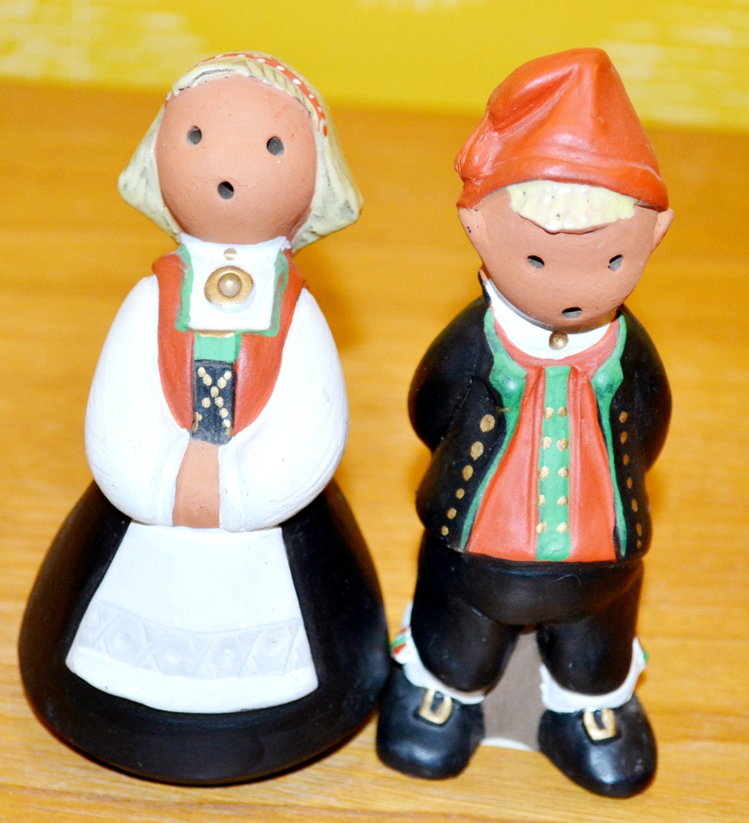 Vintage Figures by Jetmund Made in Norway 70s Retro Mid Century Shabby ...