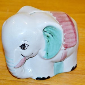 Vintage Money Box Grey/Colored Ceramic Seventies 70s Mid Century Retro Space Age Shabby Chic Country Style Money Box