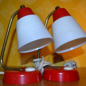 Vintage Lamp Set 50s Rockabilly Mid Century