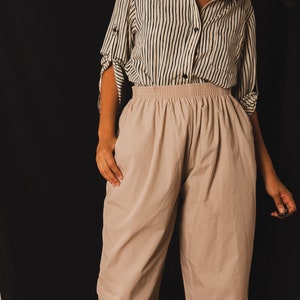 Khaki cozy pant image 5