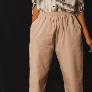 Khaki cozy pant image 1