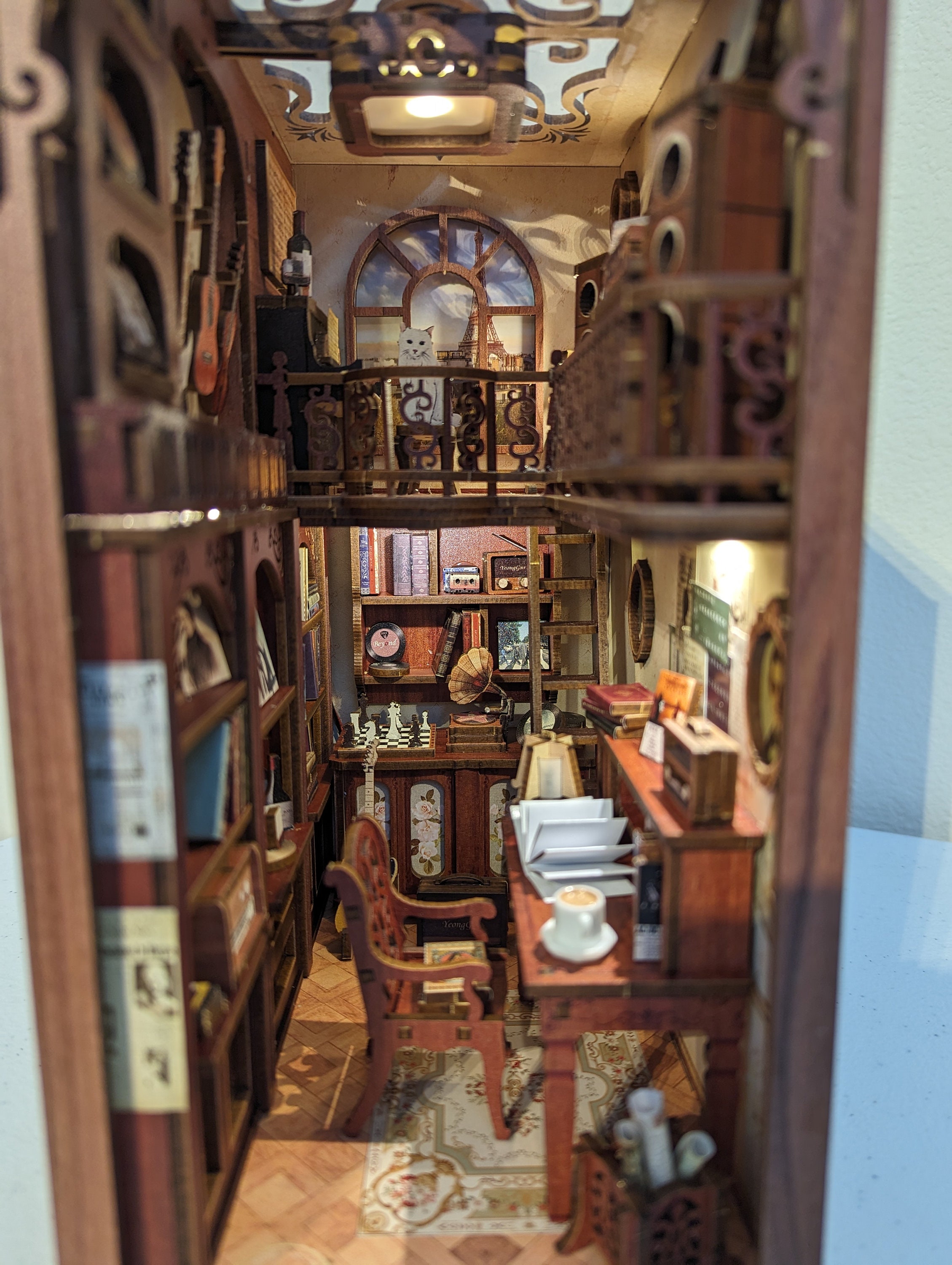 Madetoorder Book Nook Shelf Insert Diorama fully Assembled Booknook