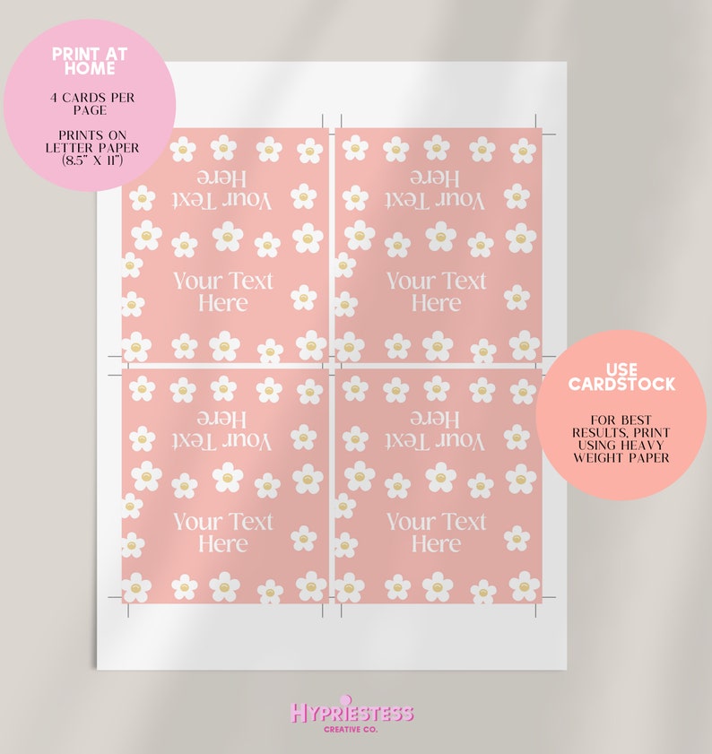 Editable Daisy Food Labels Daisy Place Cards Daisy Party Décor Daisy