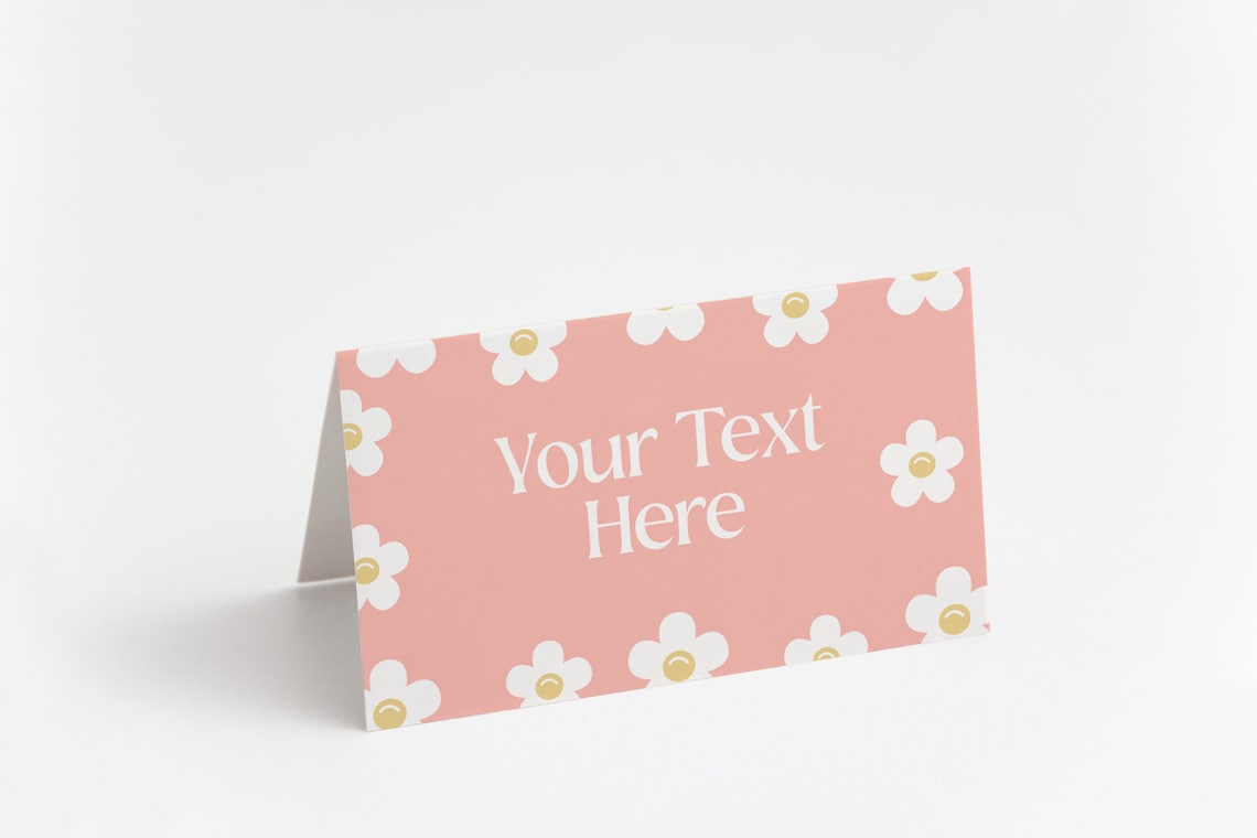 Editable Daisy Food Labels Daisy Place Cards Daisy Party Décor Daisy