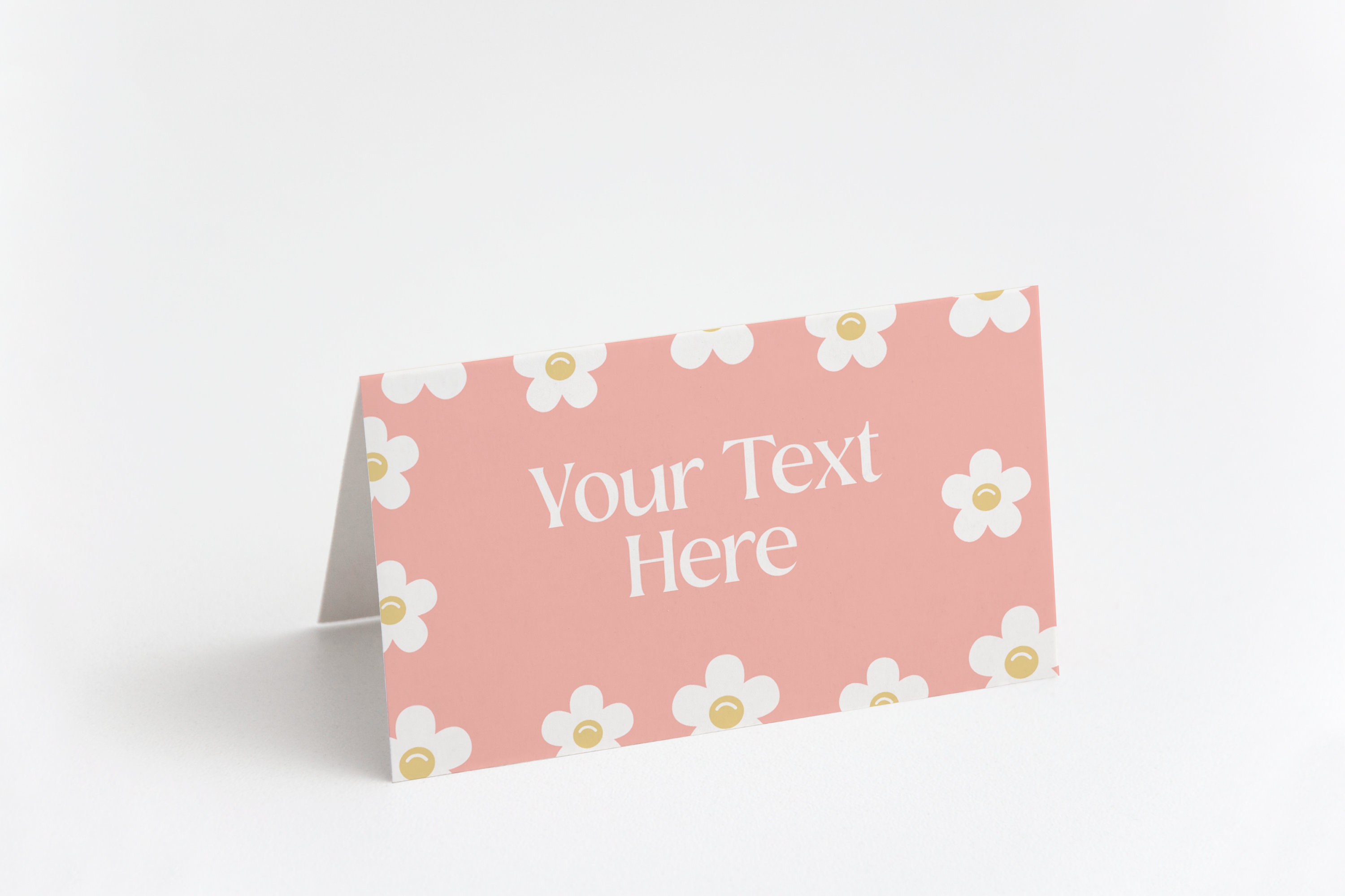 Editable Daisy Food Labels Daisy Place Cards Daisy Party Décor Daisy Food Tent Cards Printable