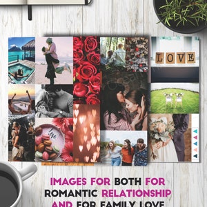 Relationship Vision Board Printables Kit, Attract Love Affirmations ...