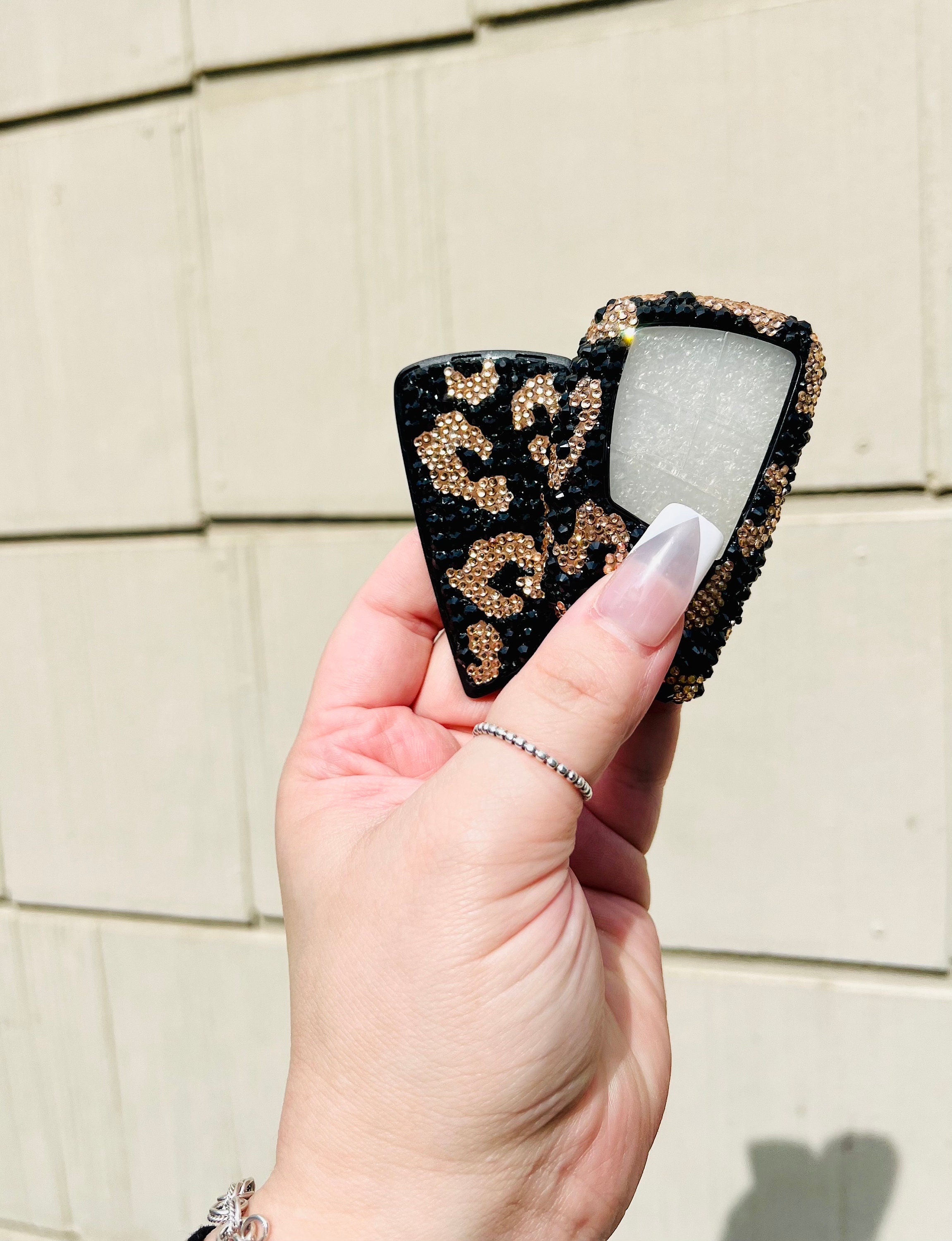 Cheetah Leopard Print Bling Fob Key Cover Keychain TPU Only - Etsy