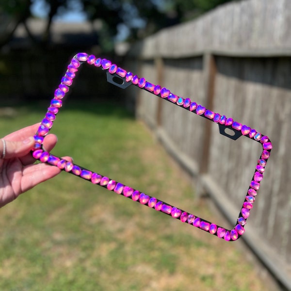 Pink Rhinestone Frame - Etsy