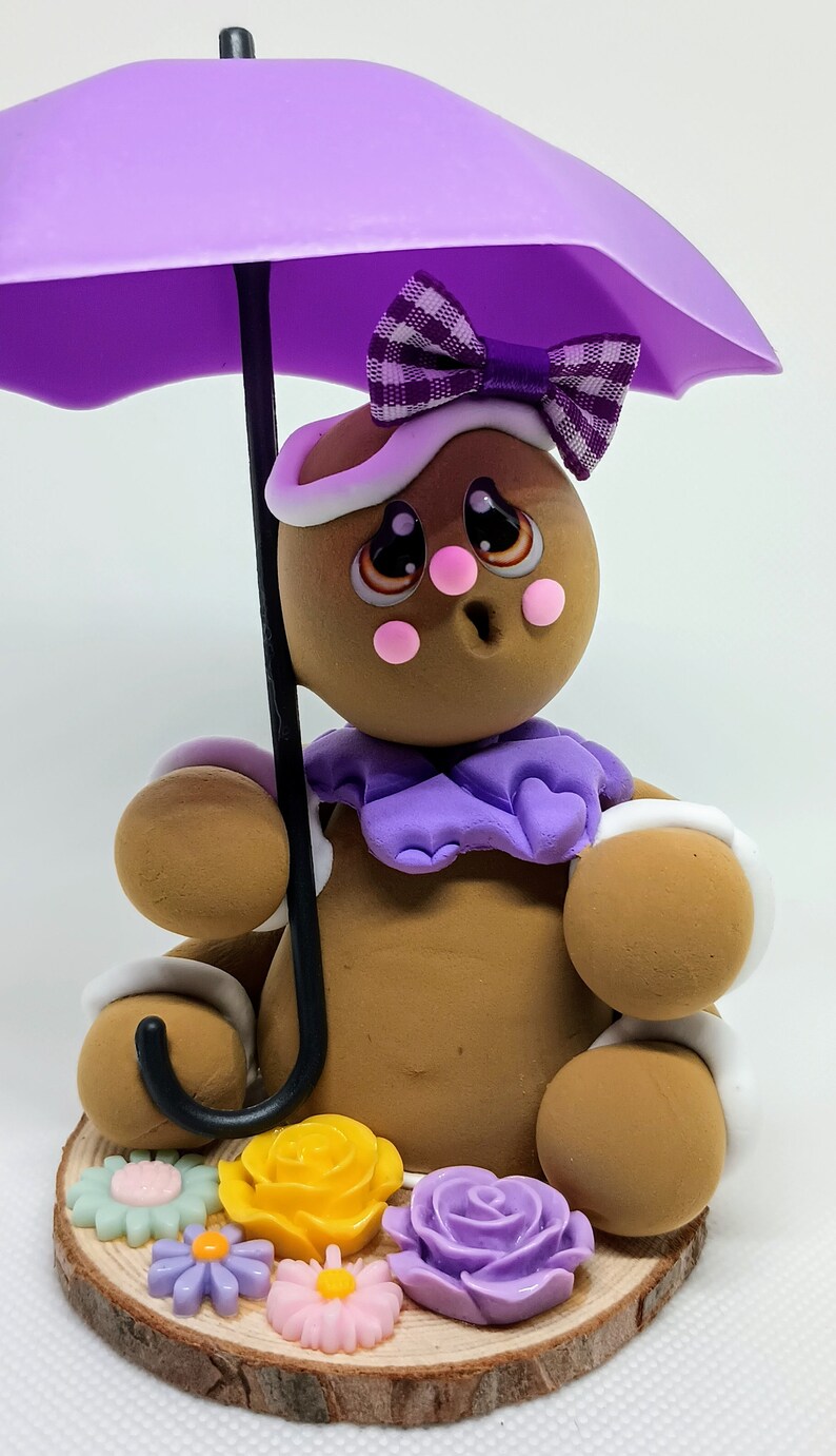 April Showers Gingerbread, Fake Bake, Gingerbread, Photo Prop, Spring