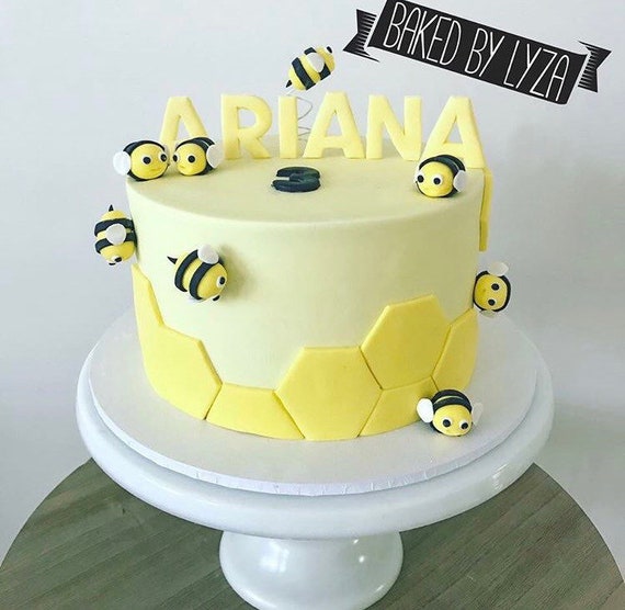 Bumble Bee Cake Topper Etsy
