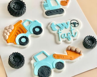 construction cake toppers birthday