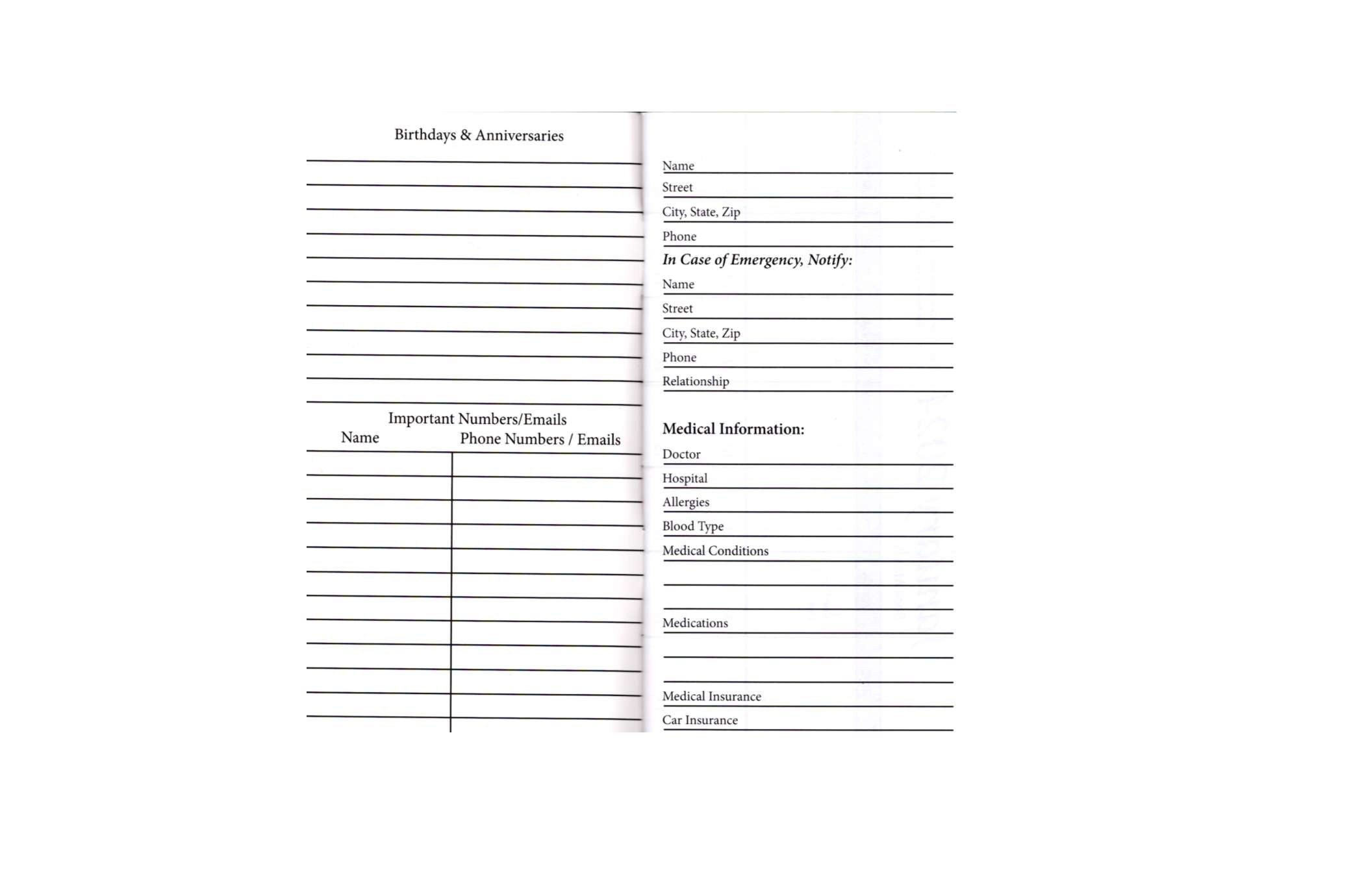 Tropical Calendar Planner Pocket Calendar planner 2 year Etsy