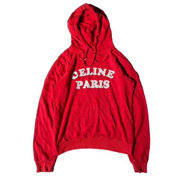 Vintage Celine Big Logo Hoodie