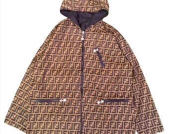 Fendi Zucca Jacket - Etsy 国交省東北地方整備局 チーミー様ご専用【FENDI】美品 Zucca Monogram Jacket テーラードジャケット