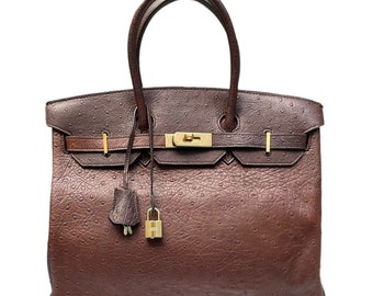 Ostrich birkin bag hotsell
