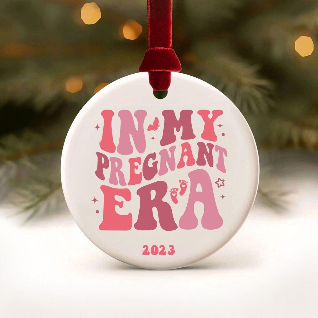 Expecting Ornament Pregnant Christmas Ornaments in My Pregnant Era