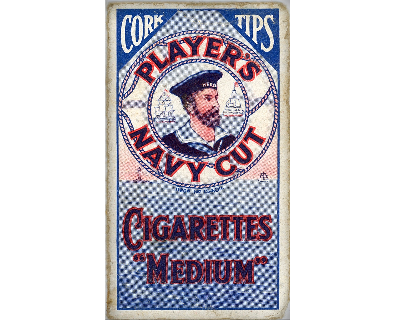 Early 1900's Player's Navy Cut Original Tobacco Advertising Mirror