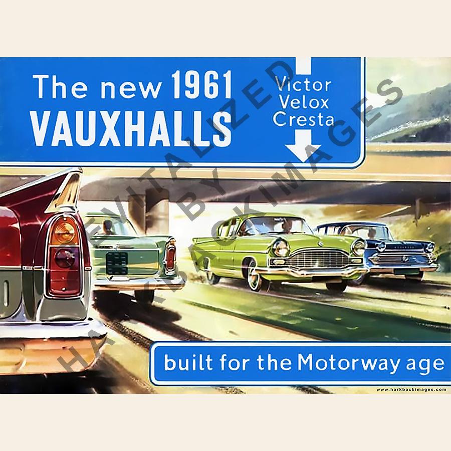 1961 Vauxhalls Advert (HD digitally enhanced Print)
