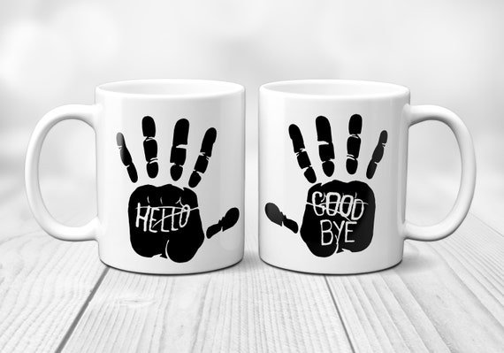 Umbrella Academy Coffee Mug Hello Good Bye Tattoo Coffee Mug Etsy