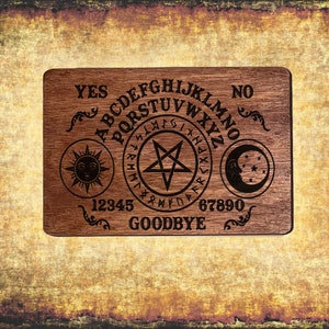 Spirit Board Wooden Spirit Board With Planchette Talking - Etsy