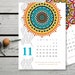 Mandala Calendar 2024 Calendar Digital Download (Download Now) - Etsy