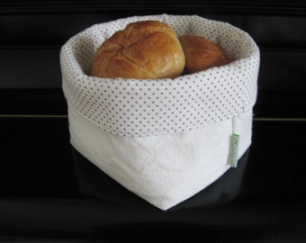 Brotkorb DOTTI WHITE mittel