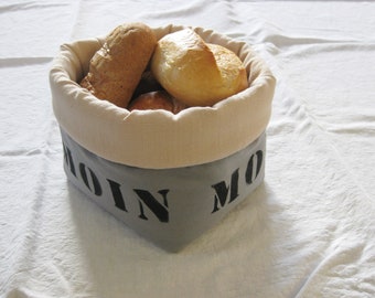 Fabric bread basket medium #