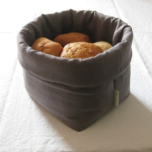 Stor brödkorg i linne!