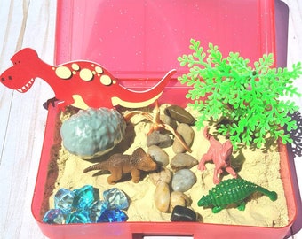 Dinosaur Sensory Bin: Kids' Activity Kit for Autism & ADHD