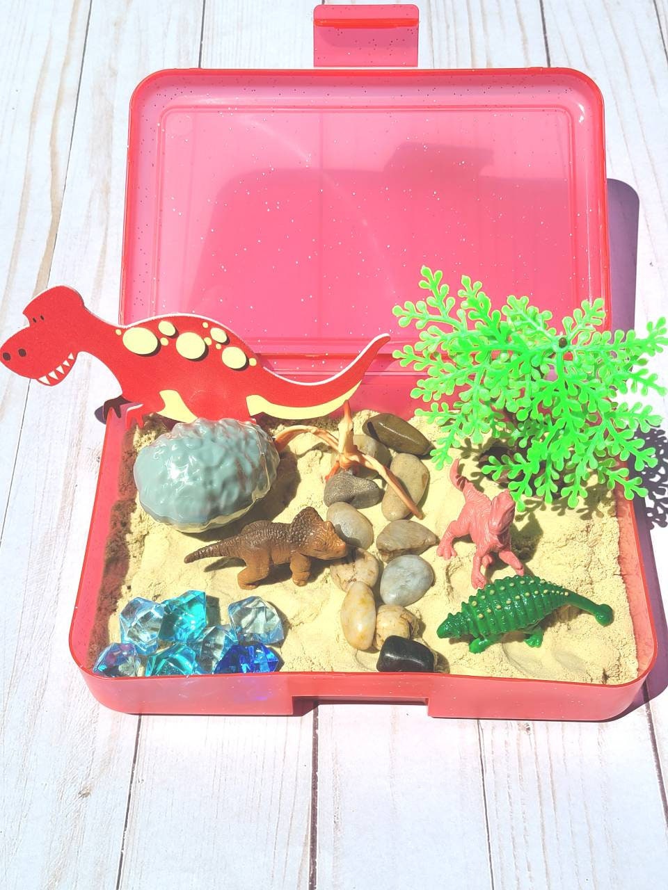 Dinosaur Playdough Kit, Dinosaur Sensory Box, Playdough Kit, Autumn Play  Dough, Fall Gift Basket, Stocking Stuffer 