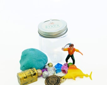 Pirate Playdough Sensory Jar: Imaginative Play Kit