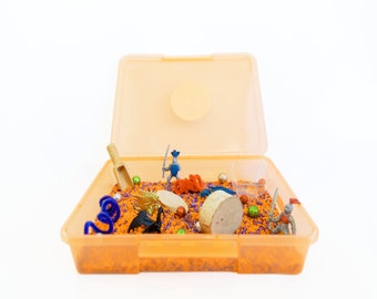 Dragon Sensory Bin: Portable Autism ADHD Toy, Preschool Gift