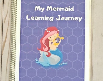 Mermaid Busy Book for Toddlers: Montessori Learning Binder