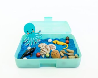 Ocean Sensory Sand Bin: Under the Sea Activity Kit