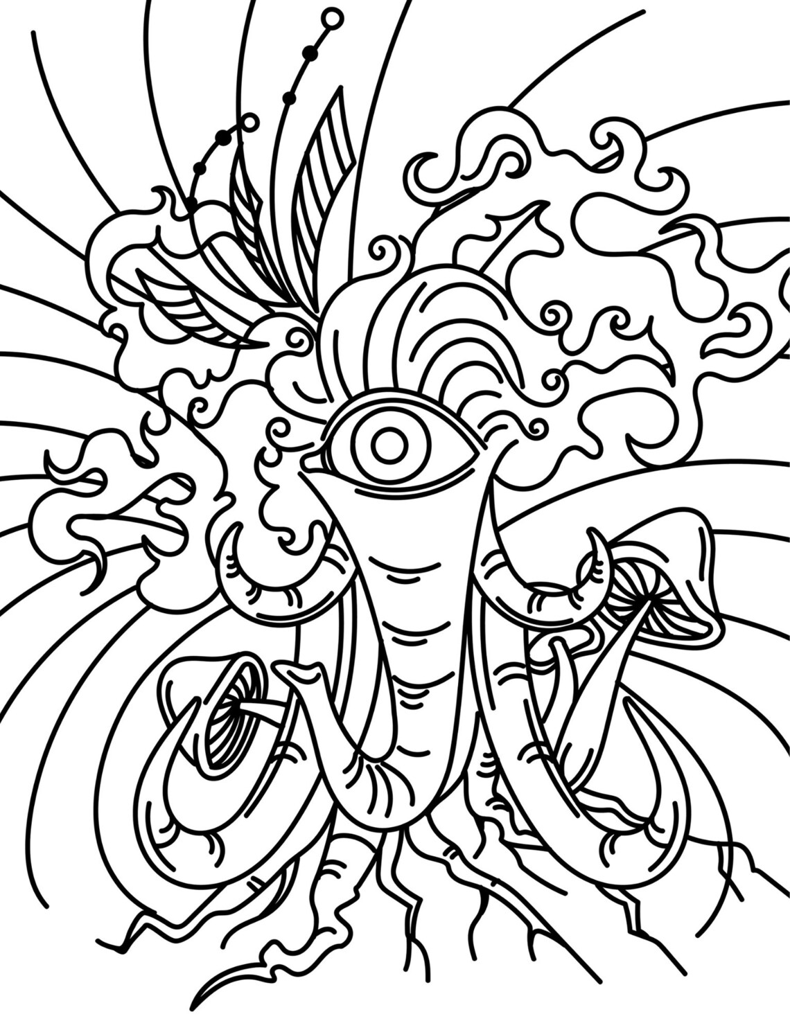 Digital Download MIDNIGHT TRIP Coloring Book Bonus Bookmarks Etsy digital-download-midnight-trip-coloring-book-bonus-bookmarks-etsy