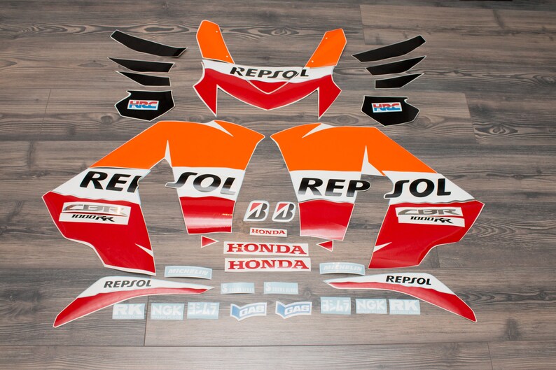 Set stickers for HONDA CBR 1000RR 2009 REPSOL | Etsy