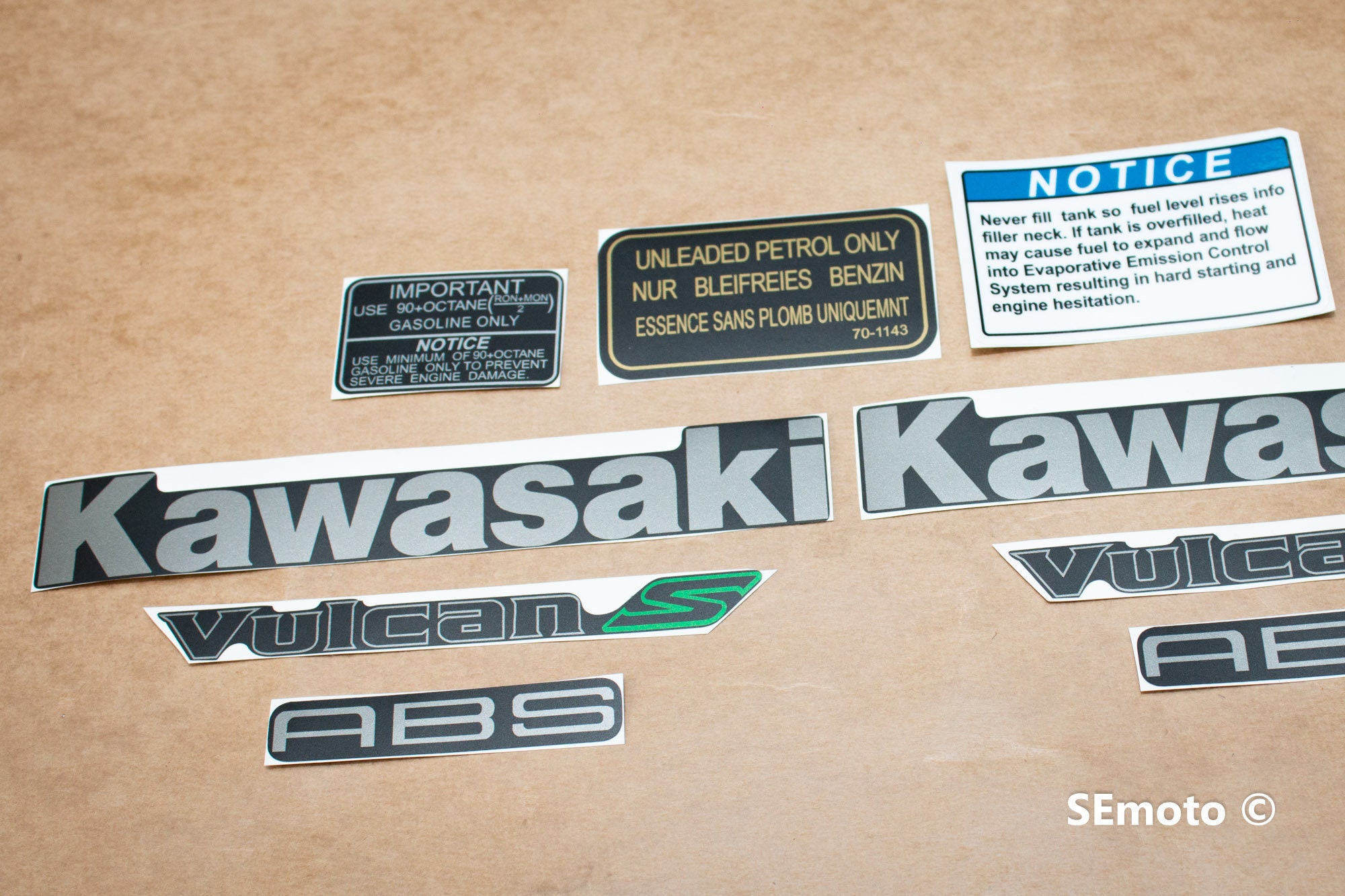 Set stickers for Kawasaki Kawasaki EN650 Vulcan S complete Etsy