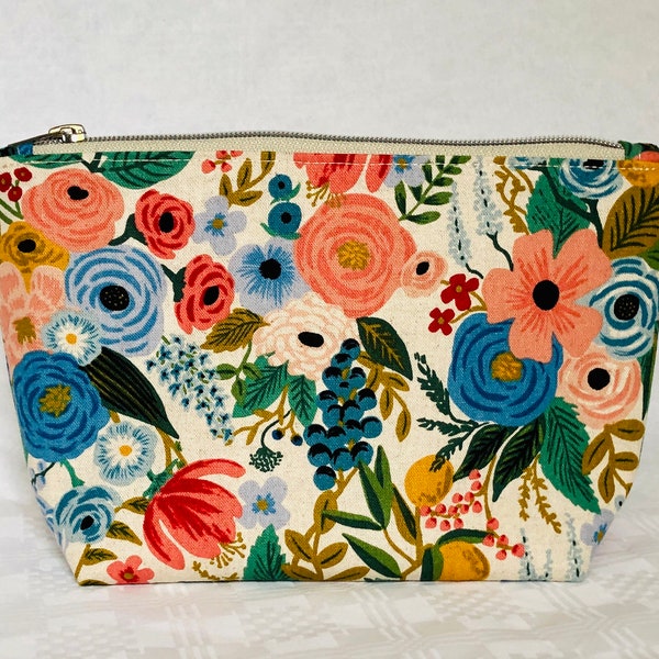 Kleines Canvas-Tasche mit Blumenmuster