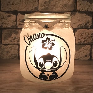 Fairy Jar / Night Light - Stitch