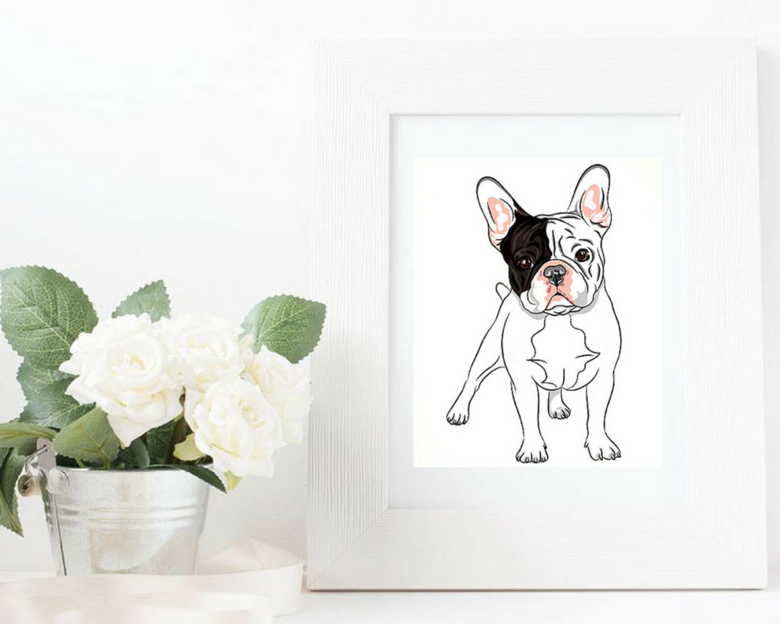 French Bulldog Print Wall Art Print Frenchie Print Hipster Etsy