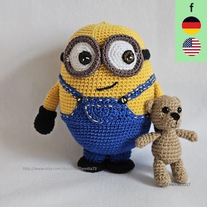 Minion Bob Amigurumi Häkelanleitung