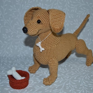 Dachshund Amigurumi Crochet Pattern