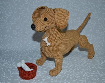 Dachshund Amigurumi Crochet Pattern