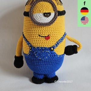 Minion Stuart Amigurumi Häkelanleitung