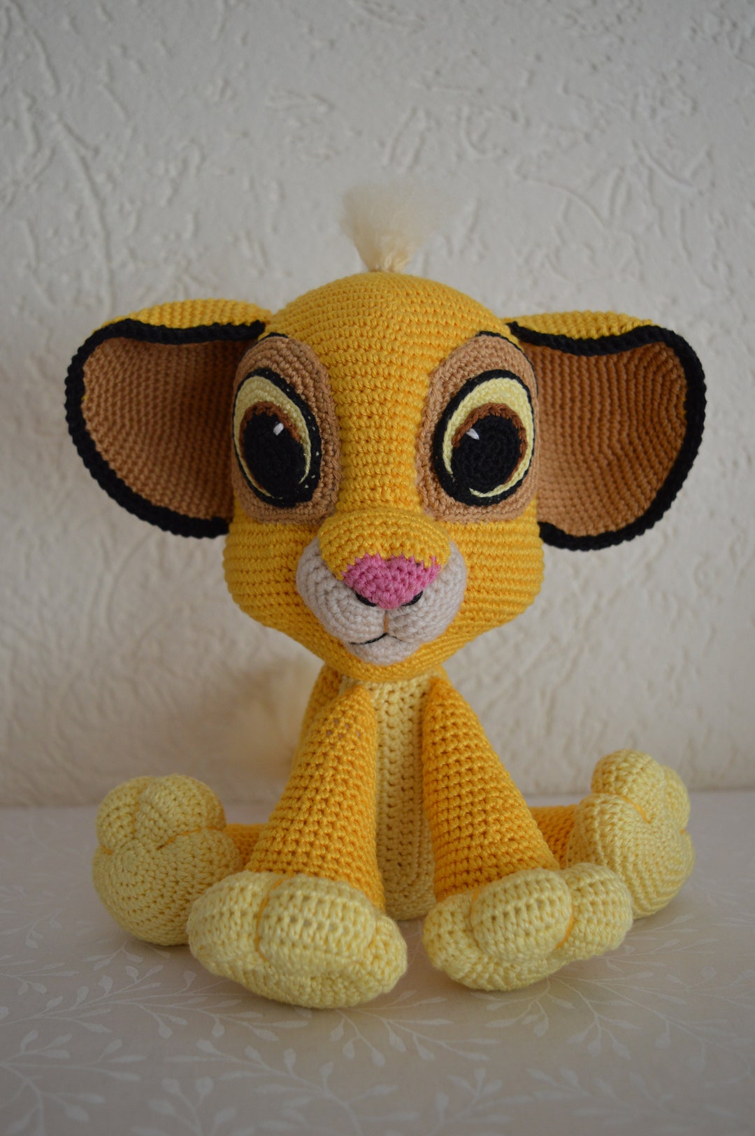Crochet Pattern Baby Lion Simba german - Etsy