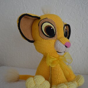 Crochet Pattern Baby Lion Simba german - Etsy