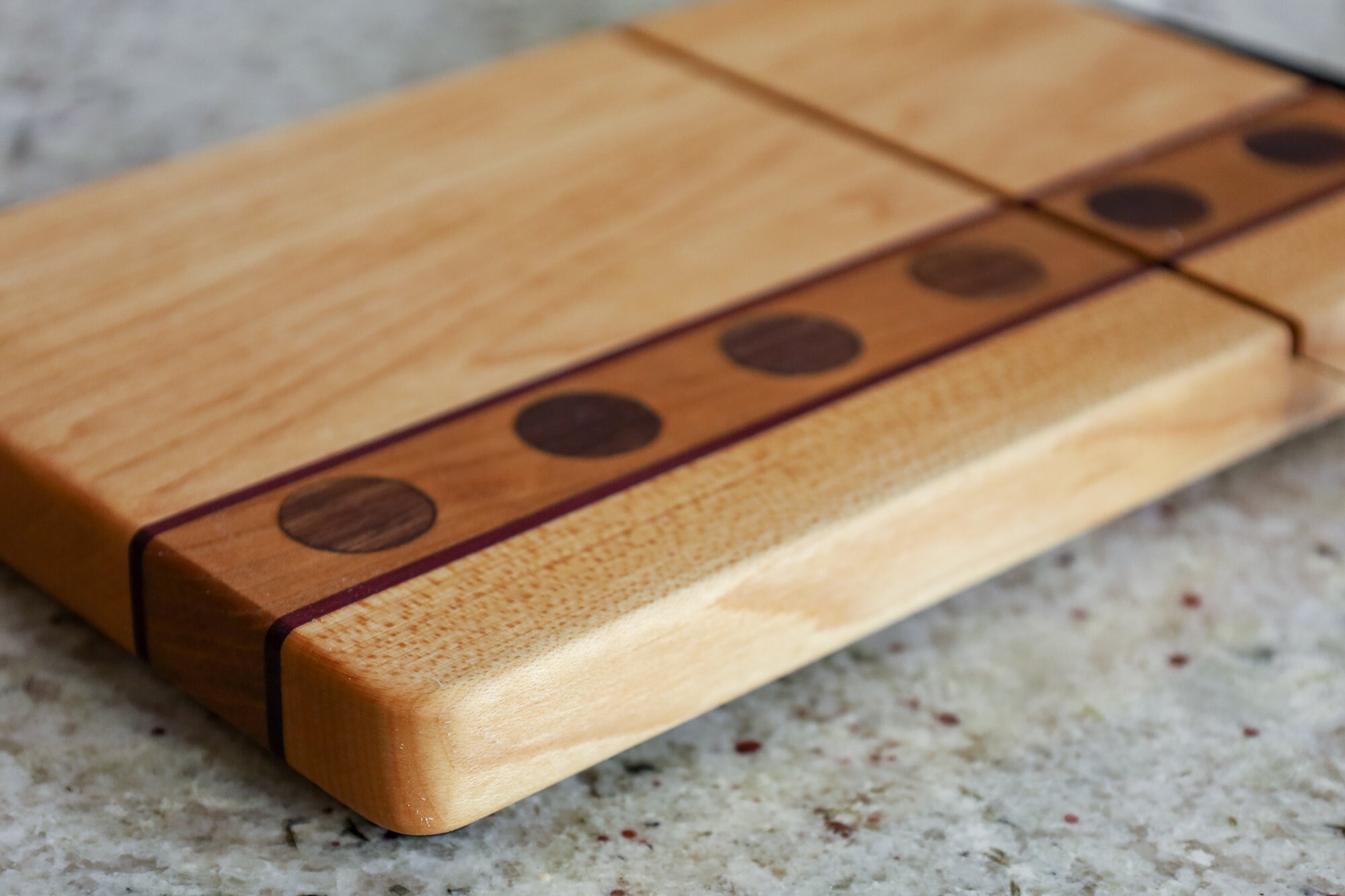 Handmade Cheese Slicer Cutting Board With Maple Cherry Etsy
