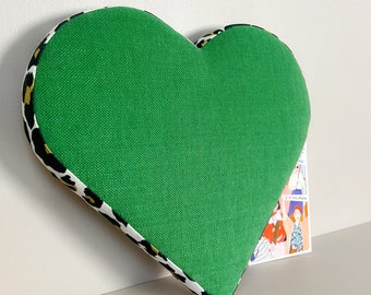 HEART Wandobjekt Muttertag Farbe: Emerald/ Leoprint